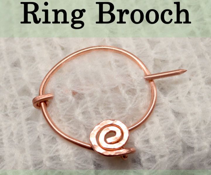 Make a Medieval Ring Brooch - Without a Torch!