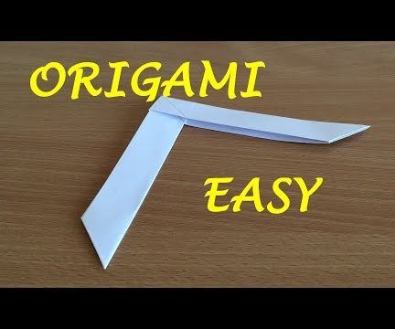  How to Make an Origami Boomerang