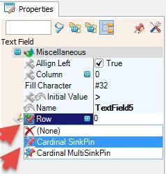 In Visuino Set Components