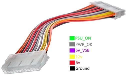 Soldering to ATX Plug