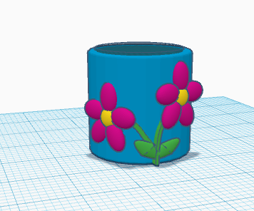 Tinkercad Flowerpot Design!