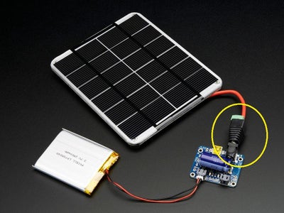 Attaching a DC Jack Connector to Solar Panel