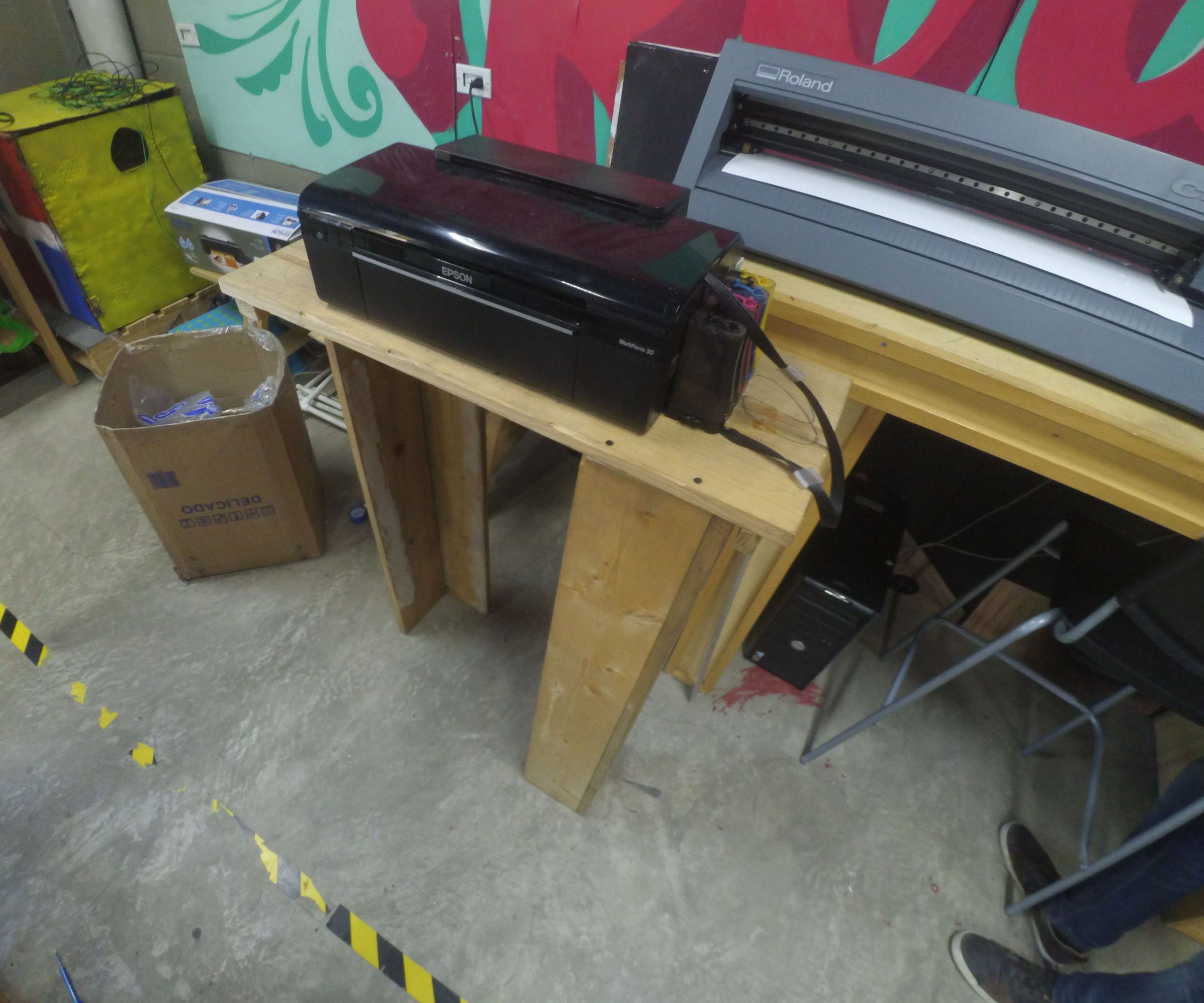 How to Make a Desk for Your Printer