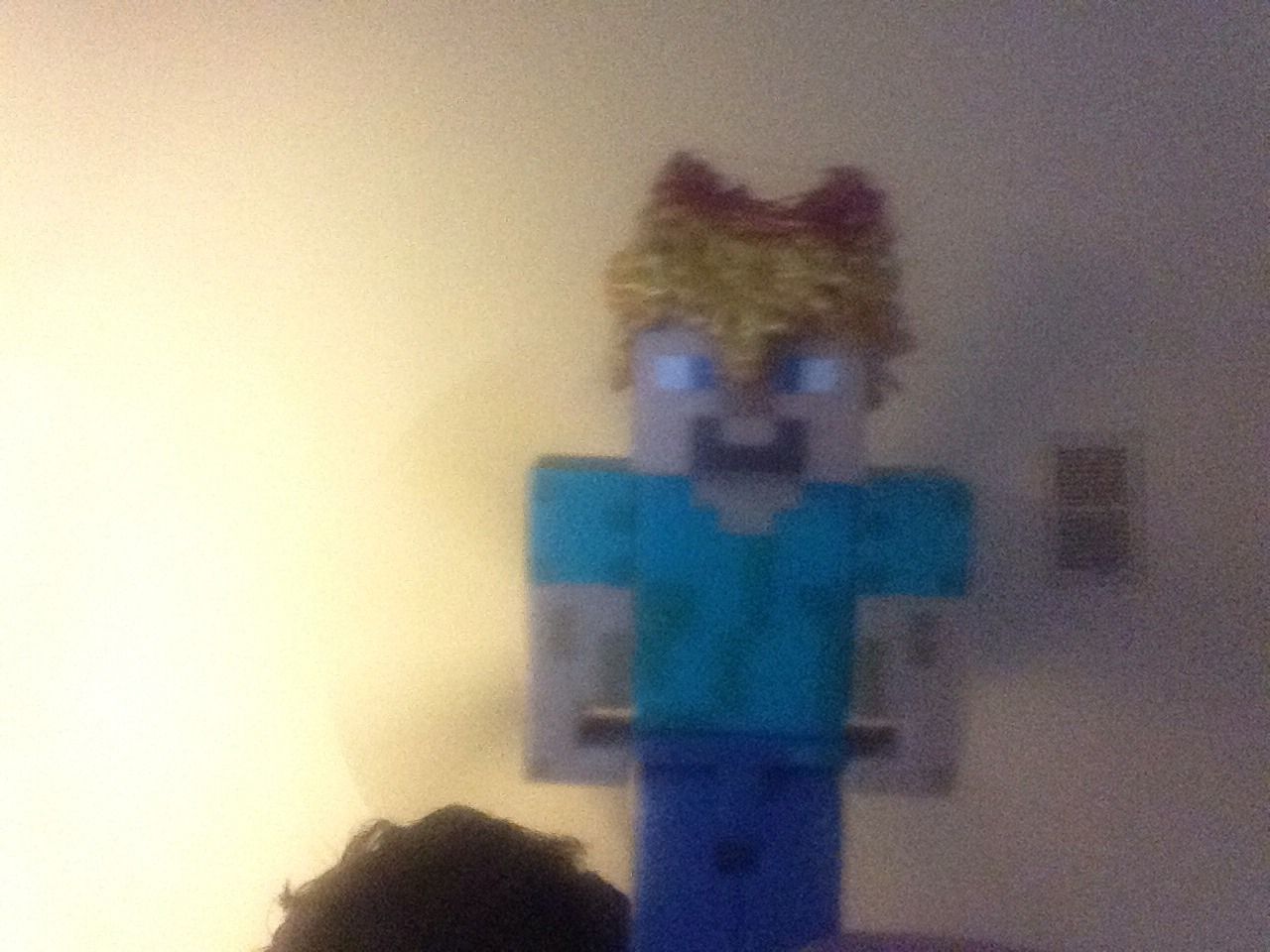How to Make a Minecraft Figure Hat/helmet