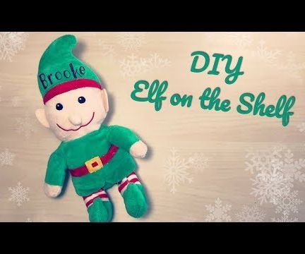 How to Make Your Own Elf on a Shelf Personalized With HTV