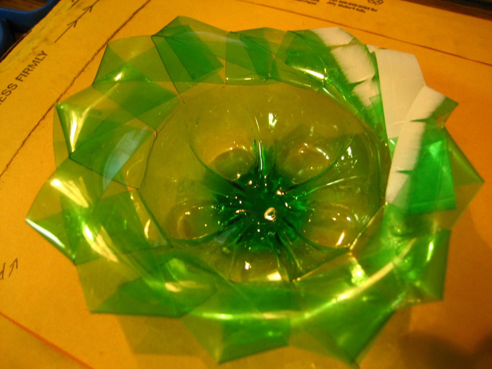 How to Make Can and Bottle Flower Dish