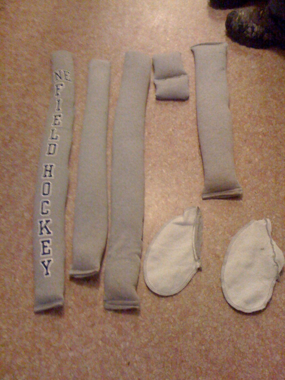 Neck Warmer, Boot Warmers, and Door Socks!