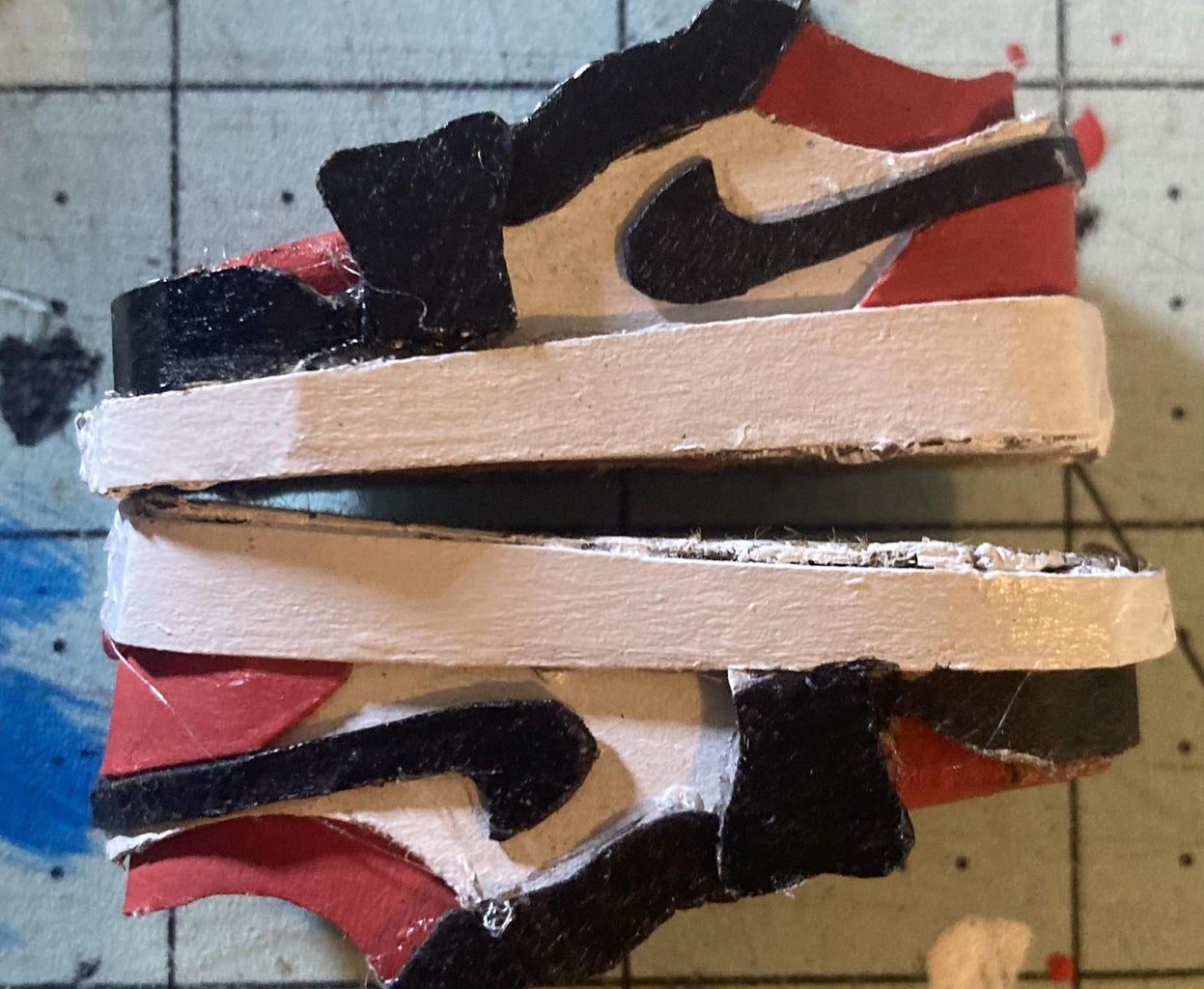 Finger Shoes: Making Mini Air Jordan 1 Lows : 15 Steps - Instructables