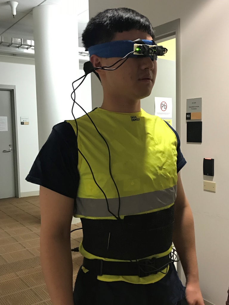 Haptic Feedback Vest for Obstacle Detection 8 Steps (with Pictures
