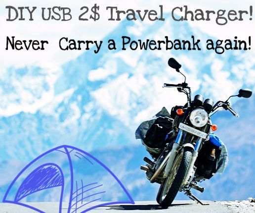 Travel Charger Using Inbuilt MotorBike's Battery