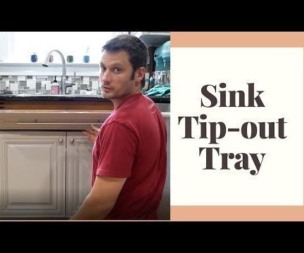 Sink Tip Out Tray Installation
