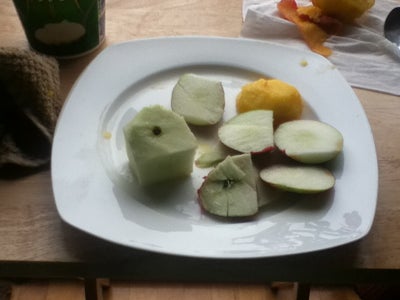 Cut the Apple Like French Fries 