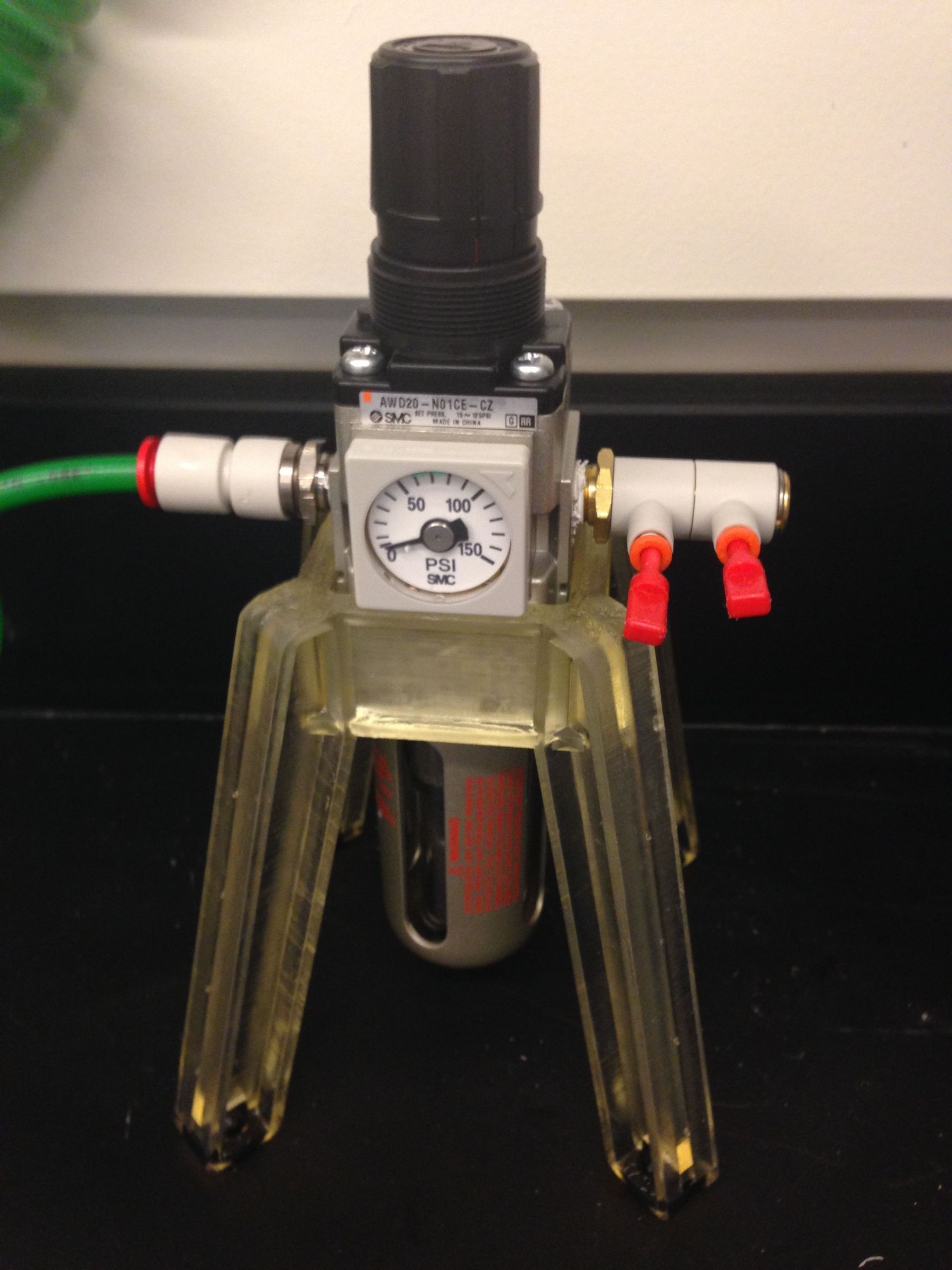 Air Pressure Regulator Stand Instructables