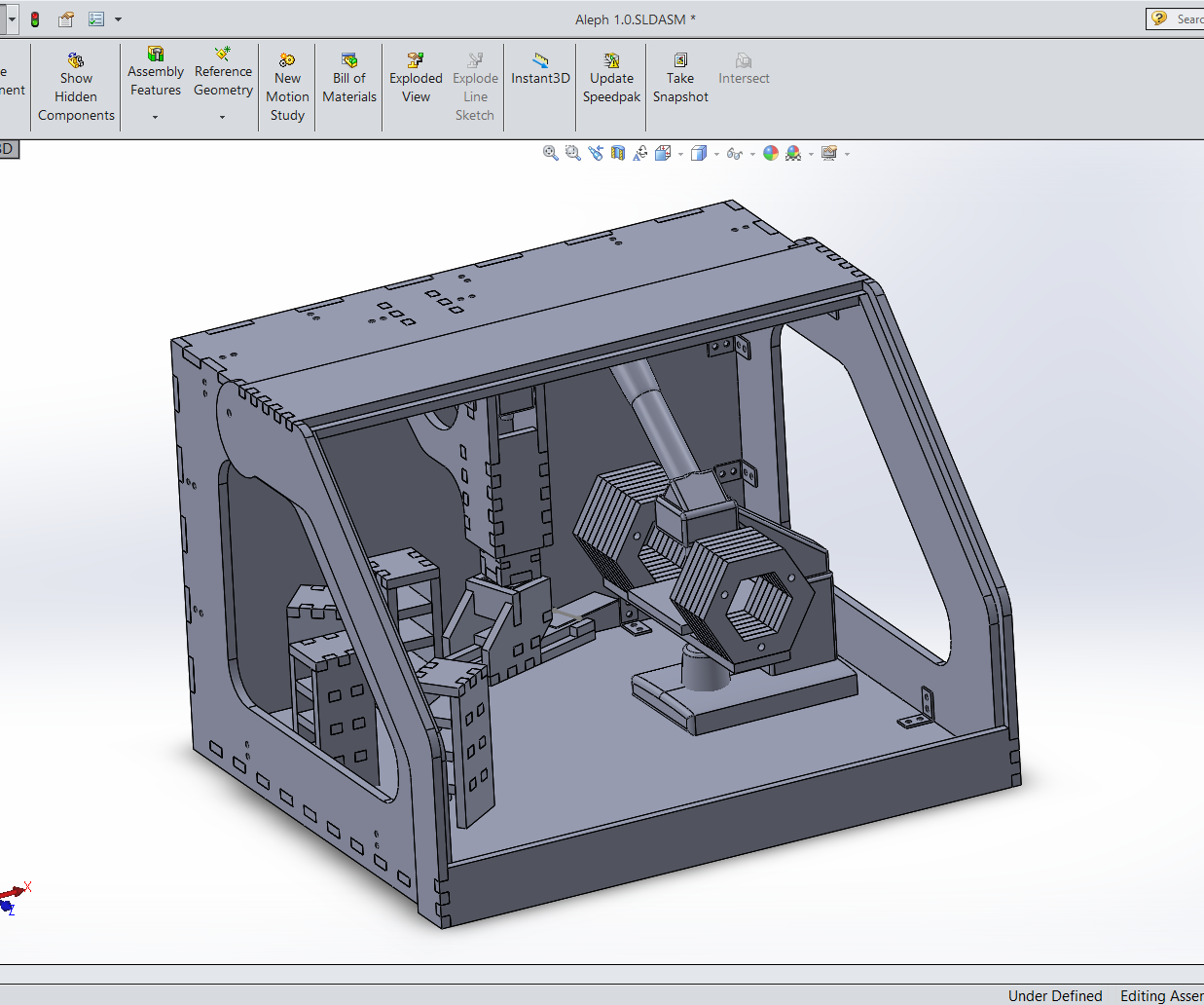 Aleph 1.0 - Internet Controlled Microscope Robotic Manipulator