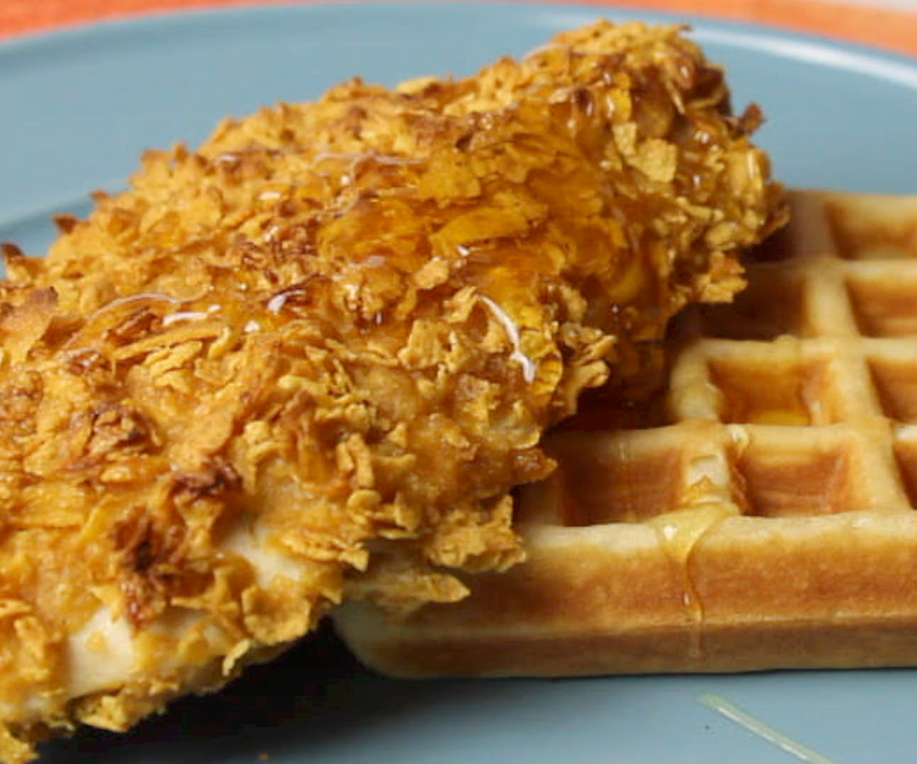 Baked Chicken and Waffles