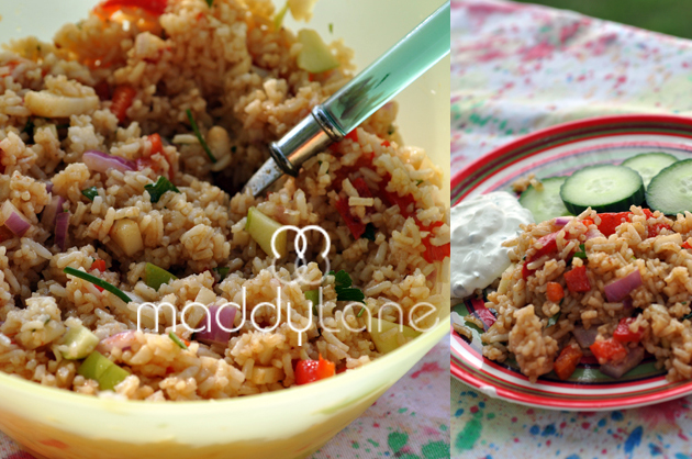 Sweet Curry Summer Rice Salad Recipe
