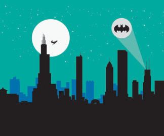 Batsignal in Batch