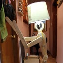 Stick Figure Articulated Floor Lamp