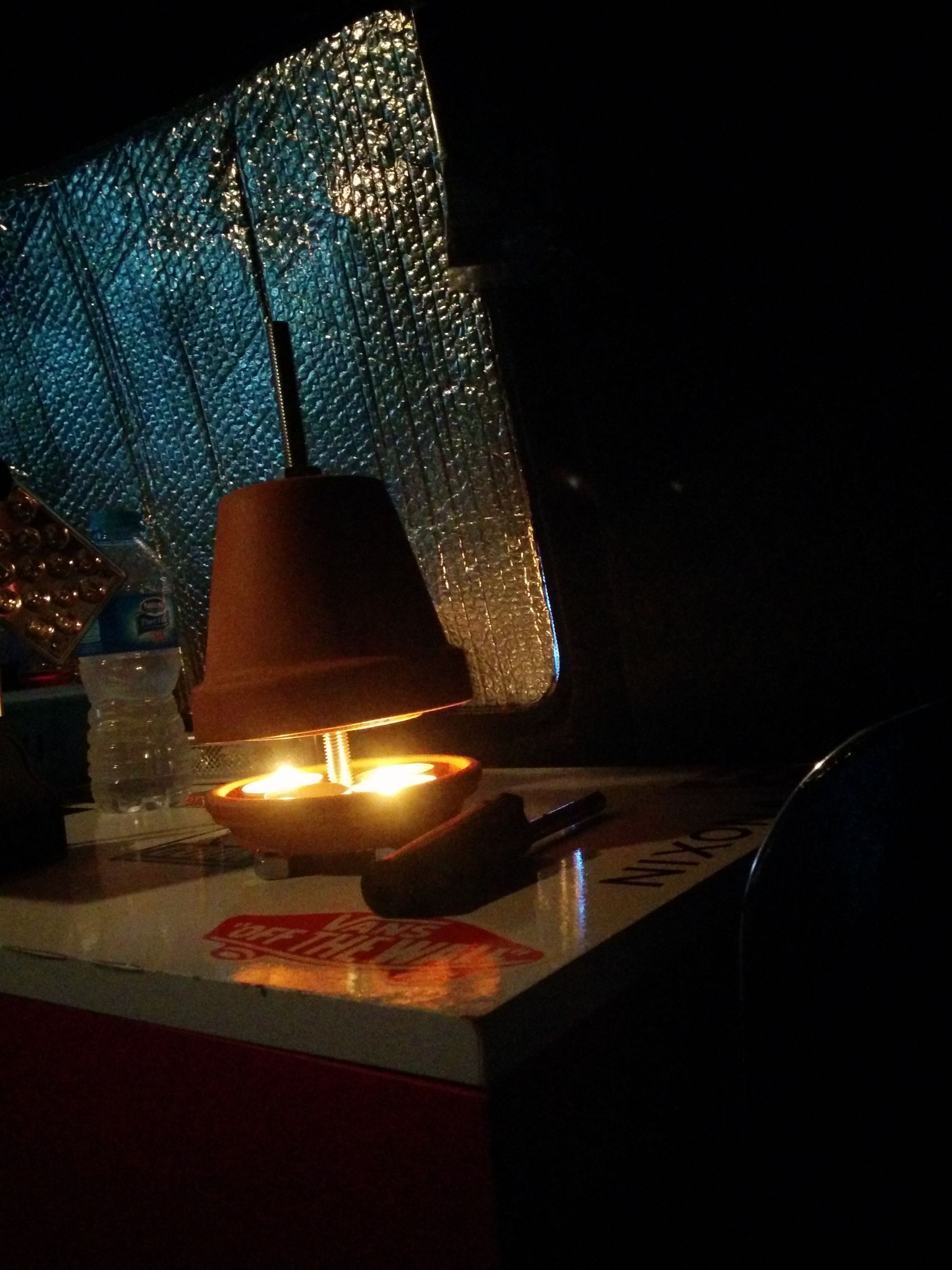 Terracotta Plant Pot Candle Heater