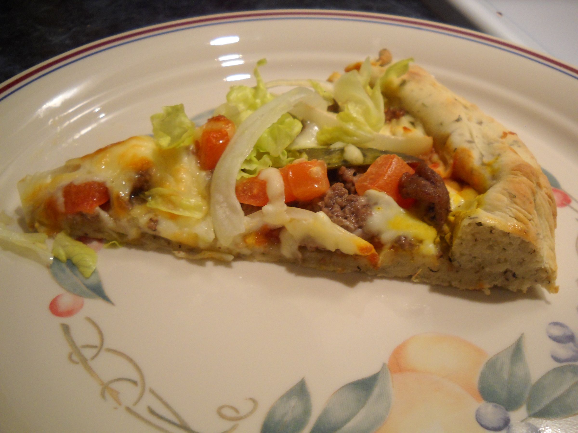 Bachelor's Burger Pizza