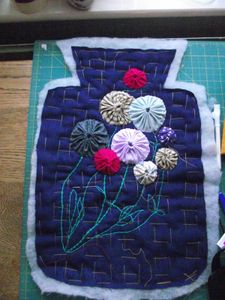Embroider Stems and Leaves