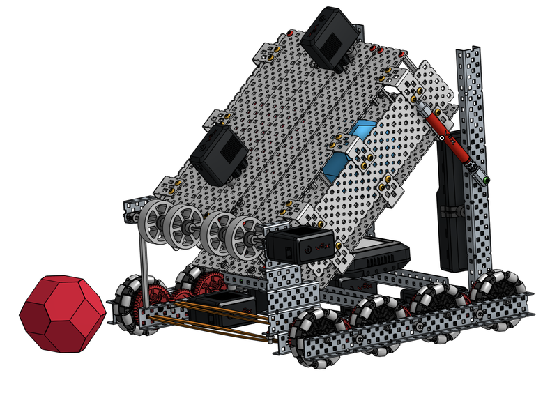 “3D CAD-Designed VEX V5 Robot for Competitive Robotics : 4 Steps ...
