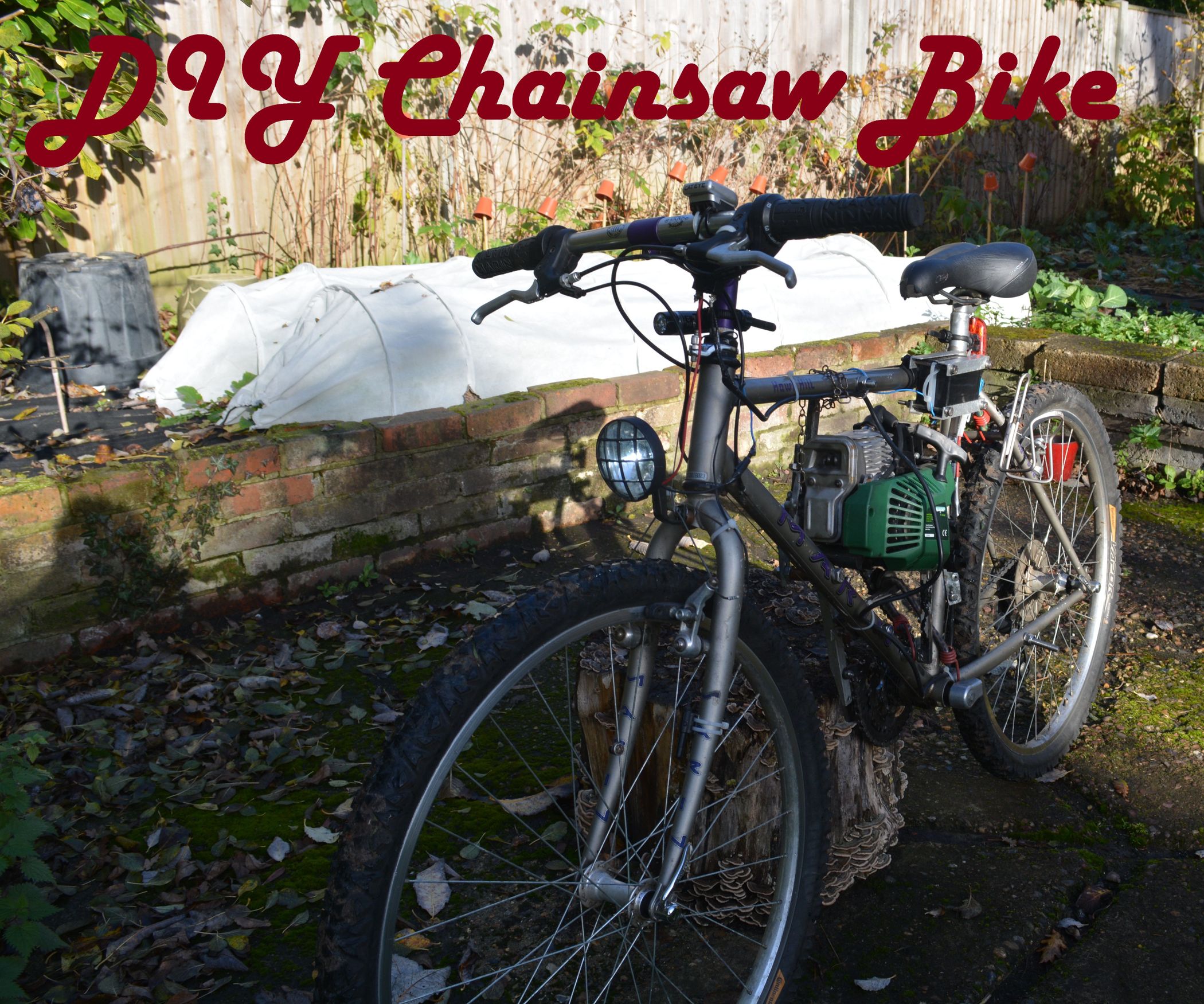 DIY Chainsawbike 13 Steps (with Pictures) Instructables