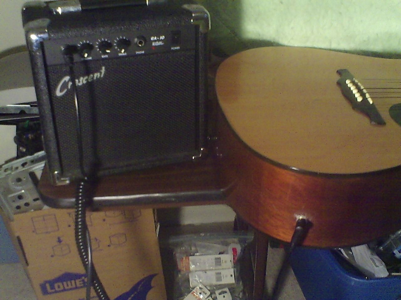 Yet Another Amplified Acoustical Guitar.