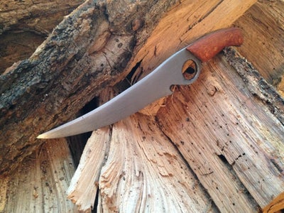 How to Put a Handle on a Knife. 