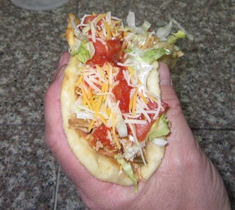Fry Bread Chicken Tacos