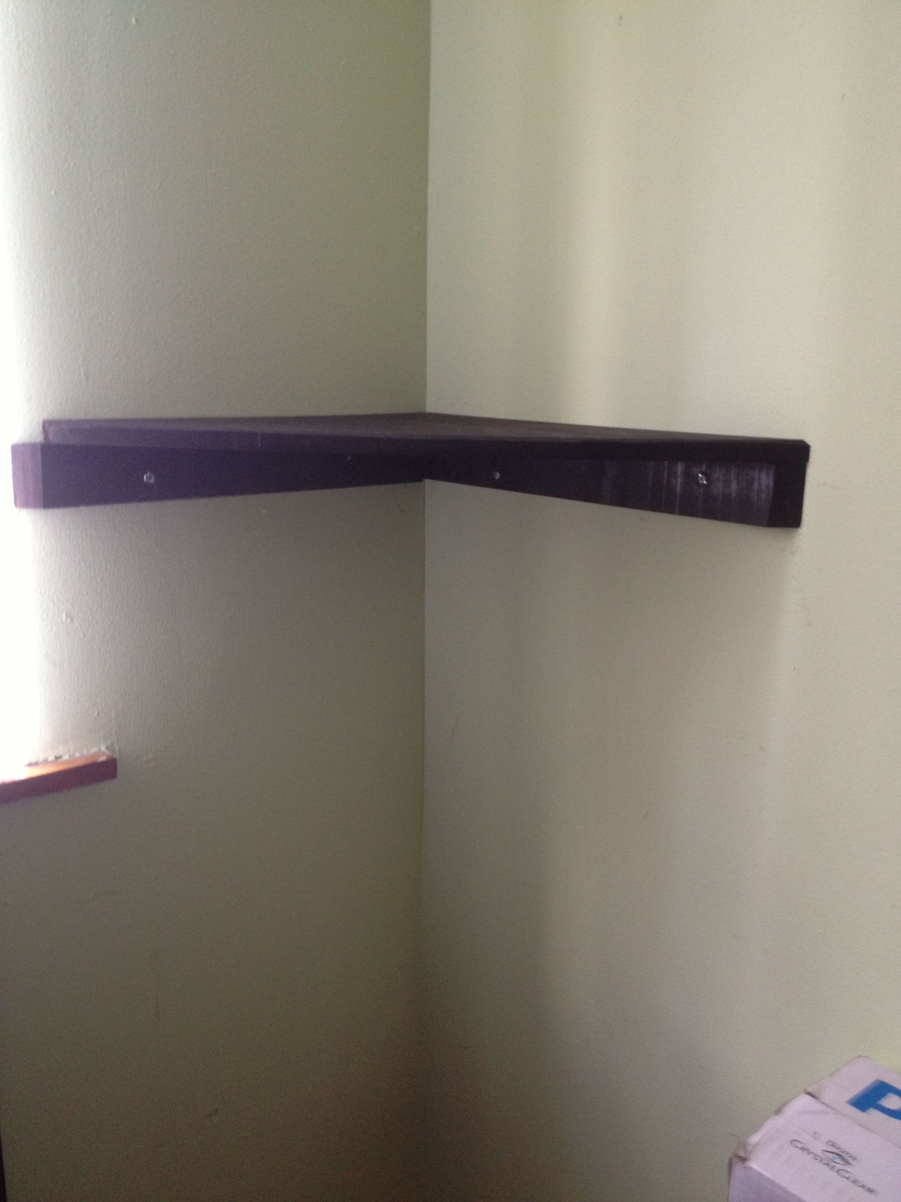 How to Make a Strong Corner Shelf for Under $12 @ Techshop