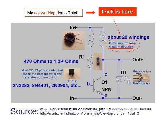 Joule Thief : It WORKED...at Last
