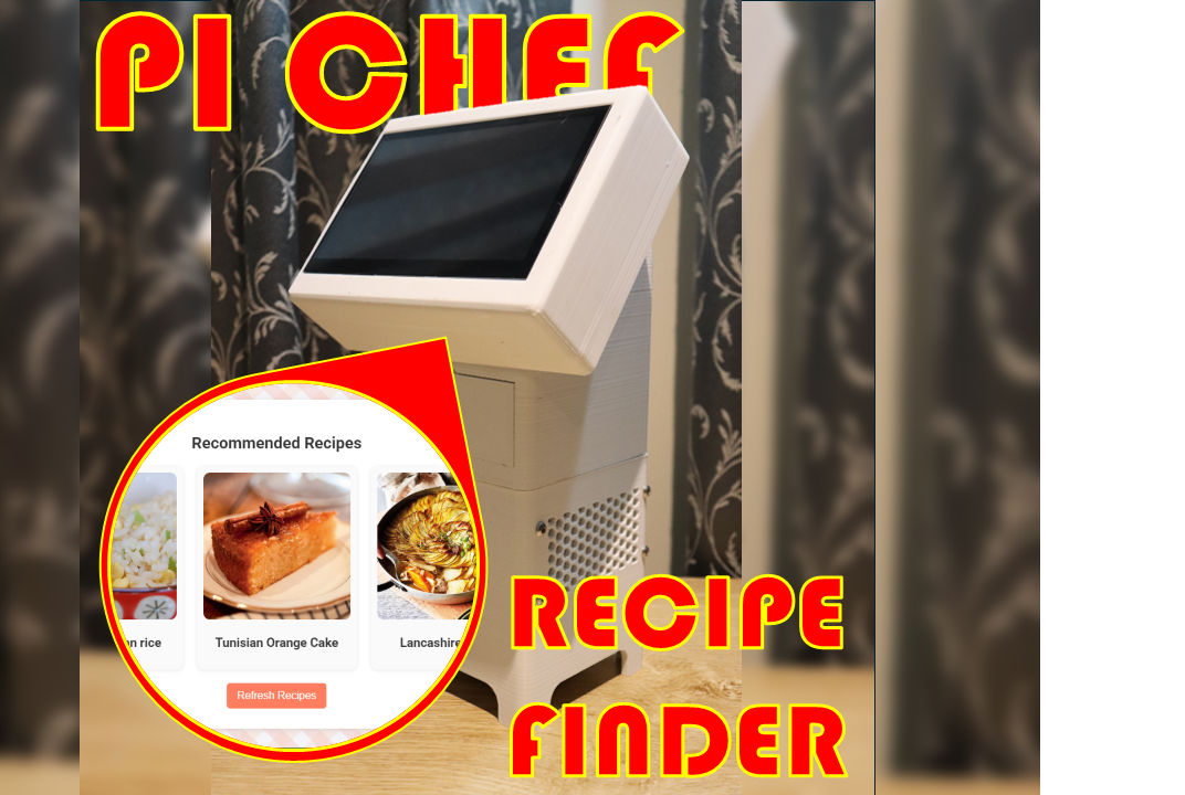 Pi Chef, a 3D Printed Cooking Assistant
