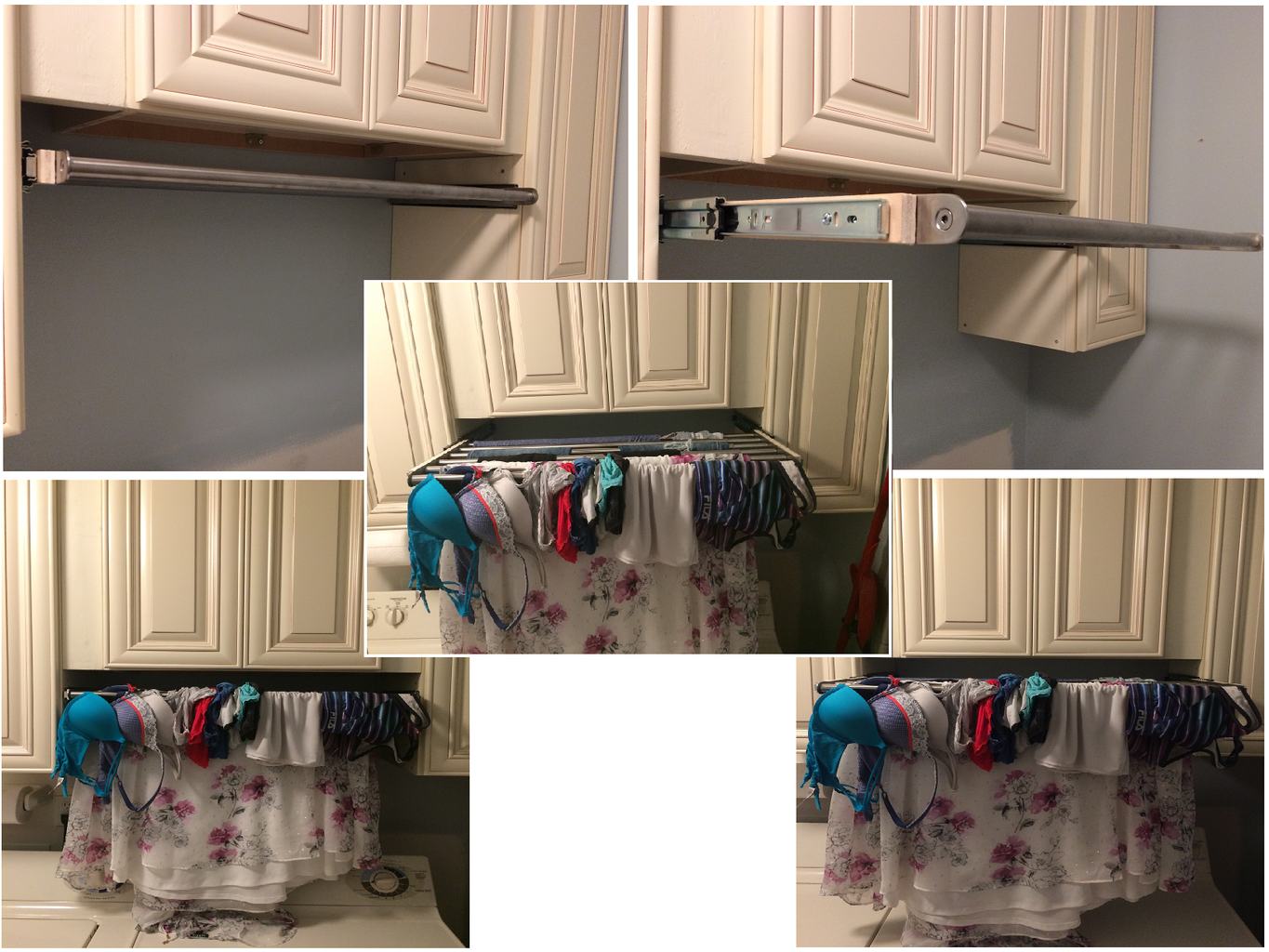 Slide out clothes drying rack hot sale