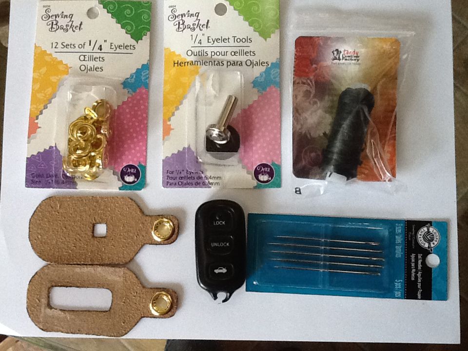 Leather Key Fob Holder, Broken Connection Solution