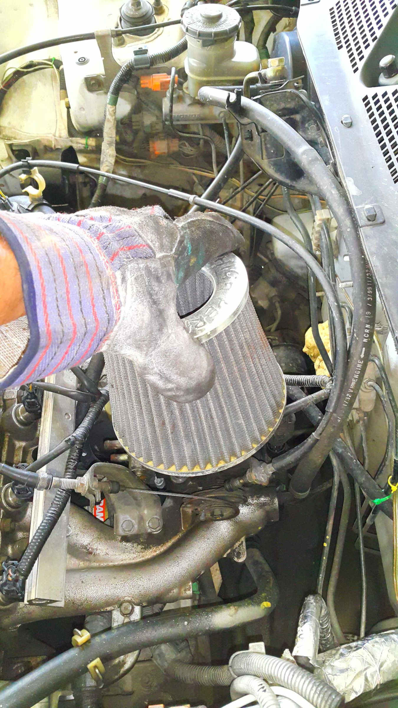 Replacing the Positive Crankcase Ventilation (pcv) Valve. 