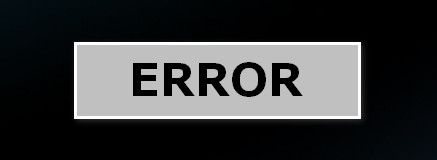 ERROR --  It Happens a Lot Using "COMMAND PROMPT" - for Me at Least