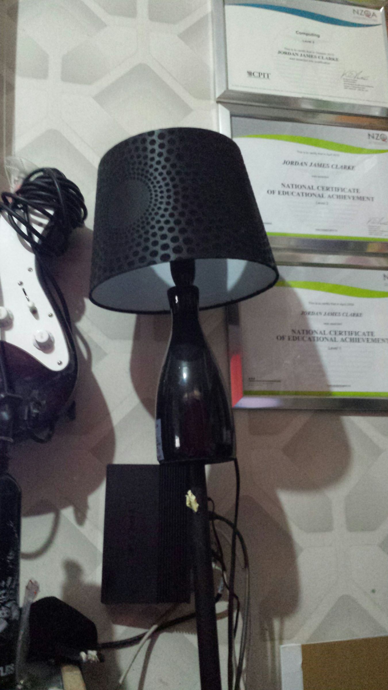 lampshade cable reel