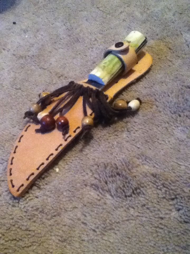 Kitchen Knife To Bushcraft/ Primitive Knife!