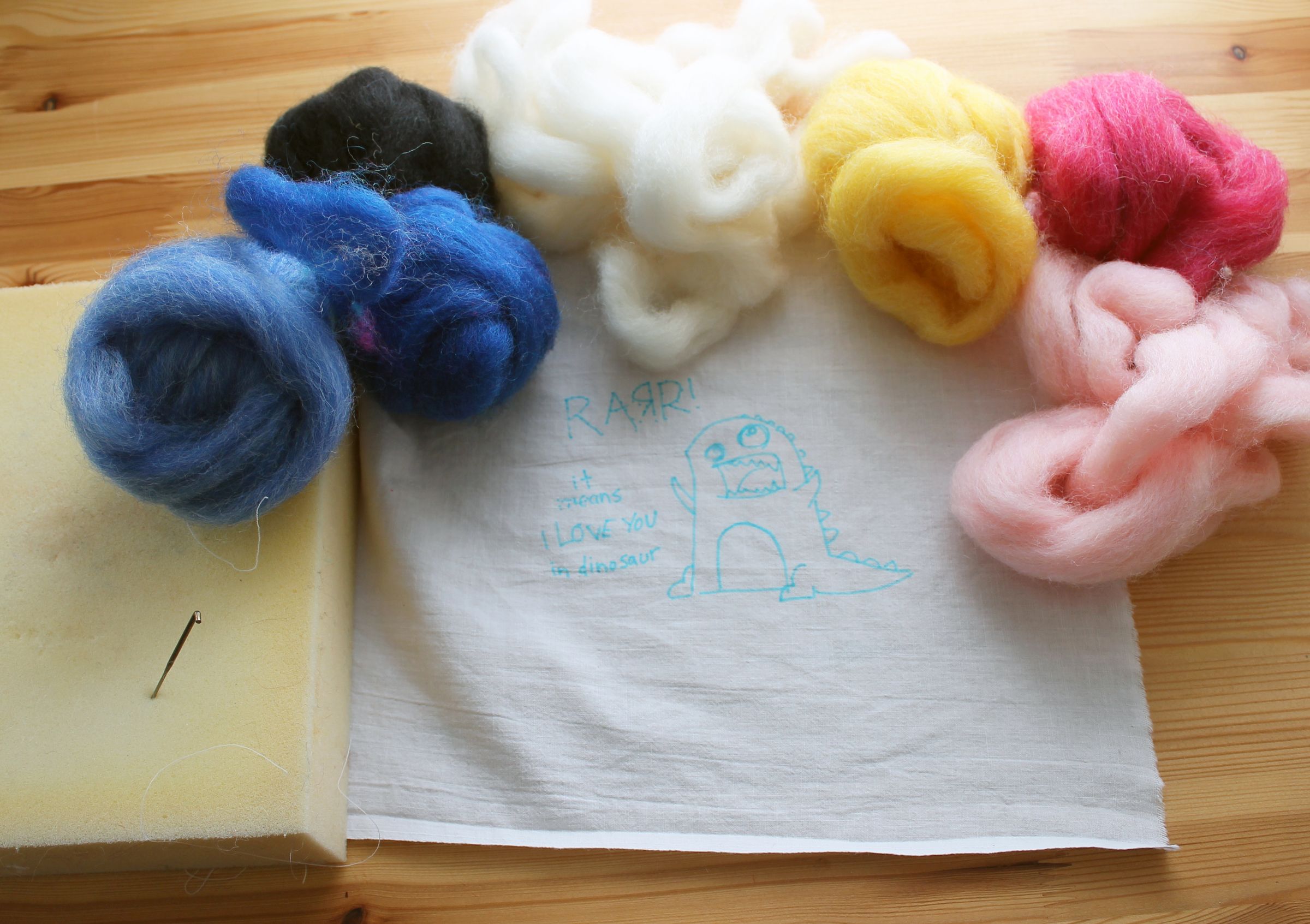 Needle Felted Embroidery 4 Steps (with Pictures) Instructables
