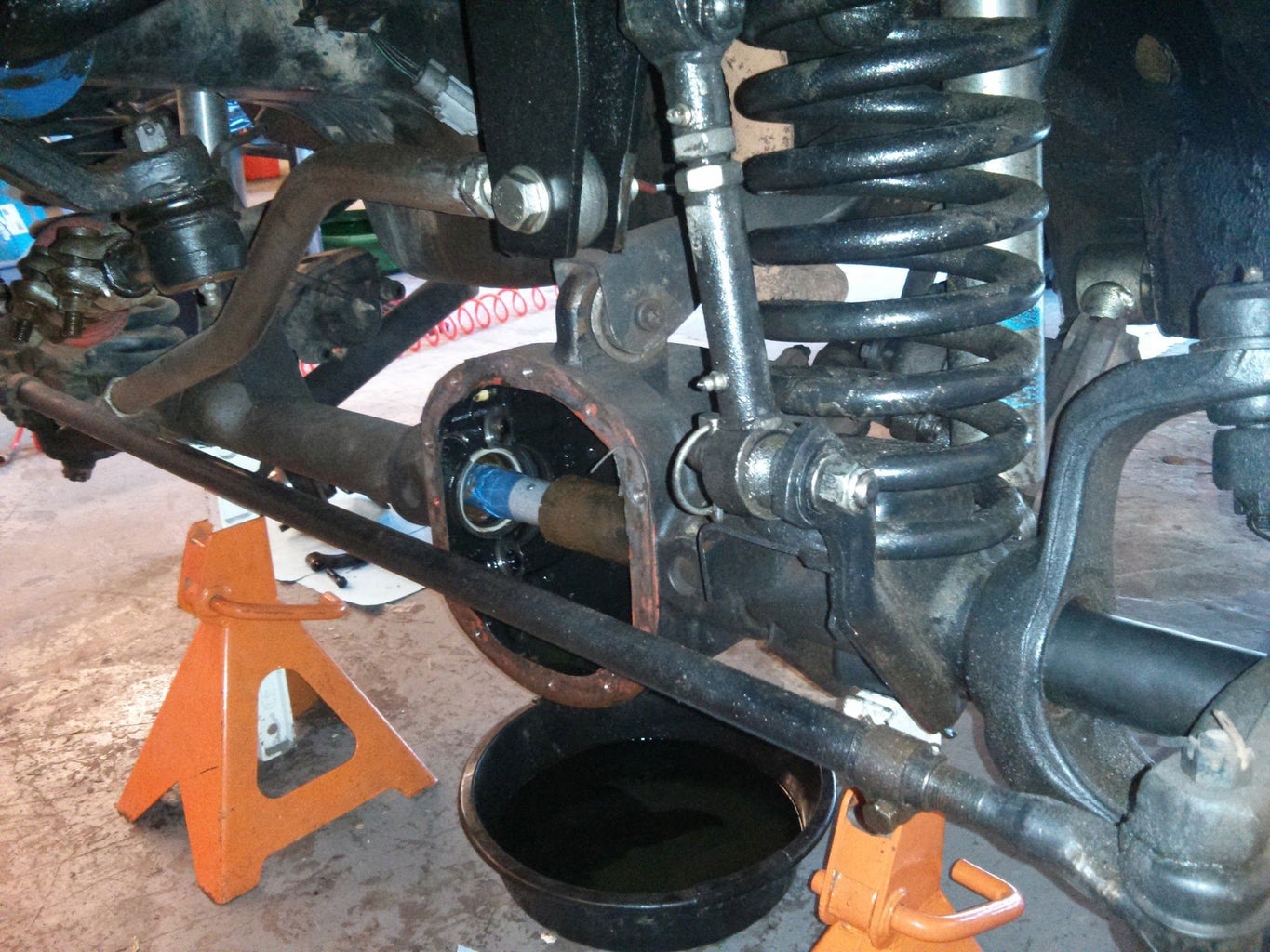 Clean the Axle Tubes