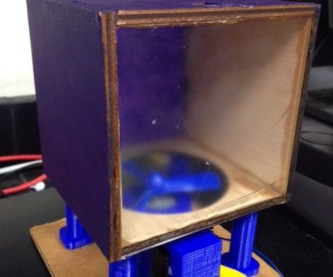 3D Printed and Laser Cut Model of Gas Laws