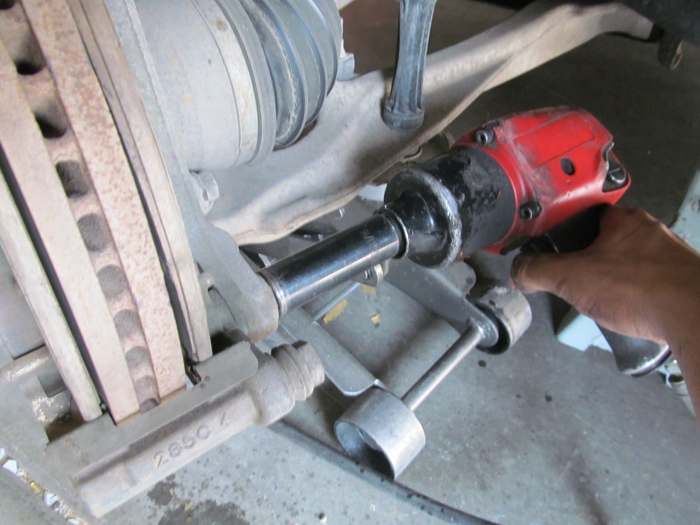 Remove the Caliper Bracket