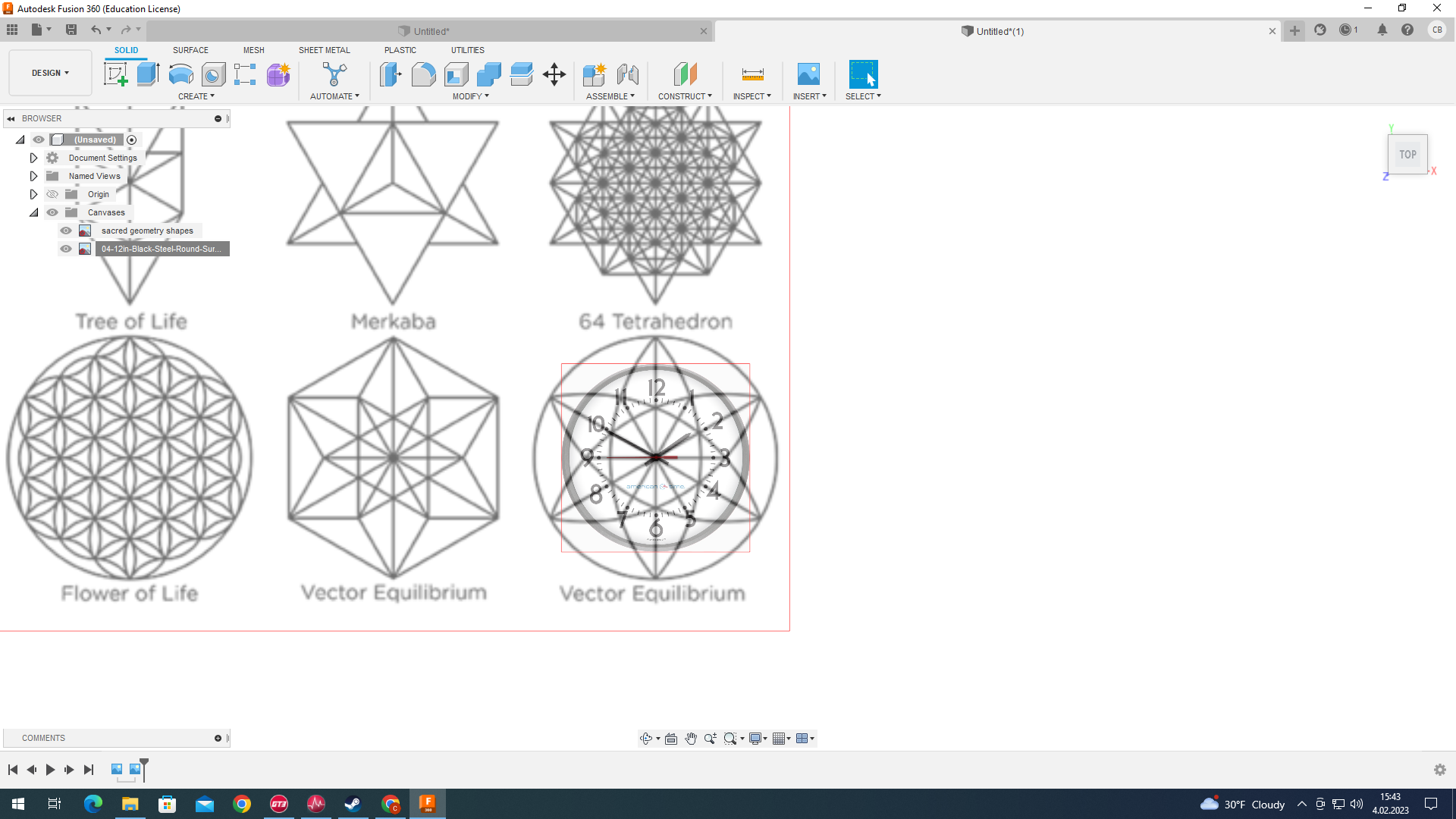 Sacred Geometry Clock Full Instructions for Other Geometries!! 9