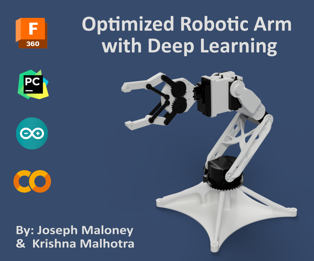 6 Axis Robotic Arm With Generative Design and Deep Learning