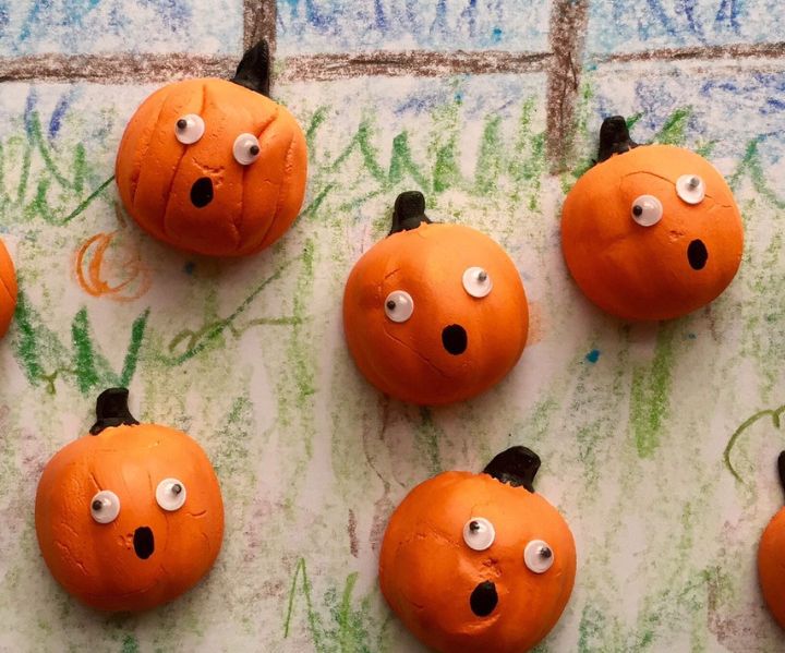 Preschool Pumpkin Magnets or Pins