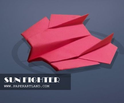 Best Paper Airplane - Fast-Far-Boomerang | Sun Fighter 