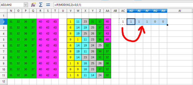 Copy the Formula to the Next Column