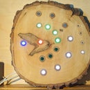 Half Dial Wall Clock