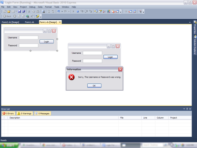 How to Make a Login Form in Visual Basics 2010